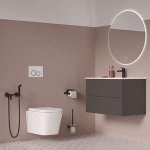 Унитаз подвесной Iddis Bild BILRNSEi25 белый, с крышкой микролифт