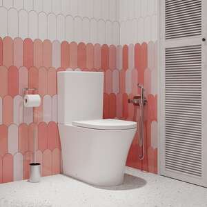 Унитаз-компакт Iddis Stone STNRDSEi24 глянцевый белый, с крышкой микролифт