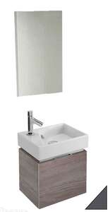 Мебель для ванной комнаты Jacob Delafon EB1096-N14 Rythmik 39 см. (серый антрацит), подвесная