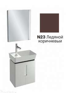 Мебель для ванной комнаты Jacob Delafon EB1138-T-N23 Reve 42 см., 2 дверцы (ледяной коричневый), подвесная