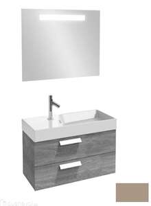 Мебель для ванной комнаты Jacob Delafon EB1302-E10   Rythmik 80 см., 2 ящика, для раковины EXР112-Z (квебекский дуб), подвесная