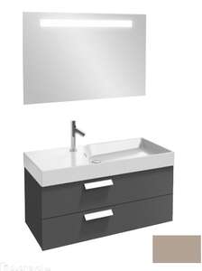 Мебель для ванной комнаты Jacob Delafon EB1304-E10 Rythmik 100 см., 2 ящика, для раковины ЕХN112-Z (квебекский дуб), подвесная