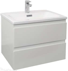 Тумба под раковину Jacob Delafon EB2052-J55, Madeleine 60 см EB2052-J55 подвесная, светло-серый матовый