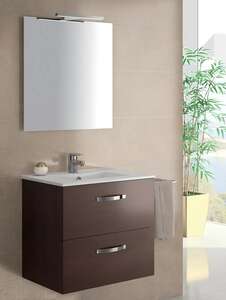 Мебель для ванной комнаты Jacob Delafon Ola 60 темный дуб, подвесная