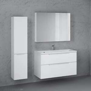 Мебель для ванной комнаты Jorno Prime 100 подвесной, белый