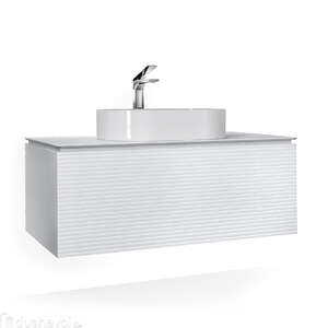 Мебель для ванной комнаты Jorno Stone 120 подвесной, белый