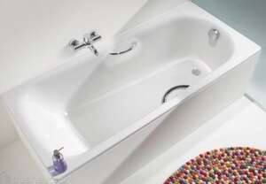 Стальная ванна Kaldewei Saniform Plus Star 1337.3000.3001 С противоскользящим покрытием и покрытием Easy Clean 180x80