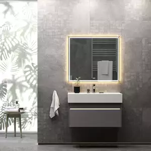 Мебель для ванной комнаты Kerama Marazzi Logica 60 см подвесная, стальная серая