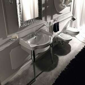 Мебель для ванных комнат Kerasan Retro 73 см белая, хром