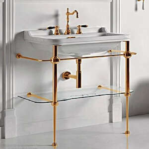 Мебель для ванных комнат Kerasan Waldorf 98 см золото