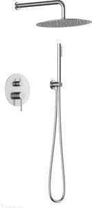 Встраиваемая душевая система Knotlor Eclipse SS-26 без излива, матовая сталь