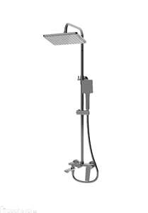 Душевая стойка Knotlor Muse KN-62/GM с изливом, вороненая сталь