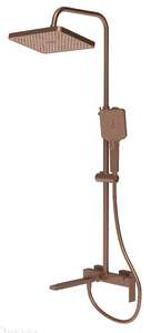 Душевая стойка Knotlor Stable KN-23/RB с изливом, бронза