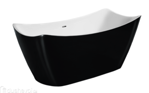 Акриловая ванна Lagard Meda Black Agate  170x78