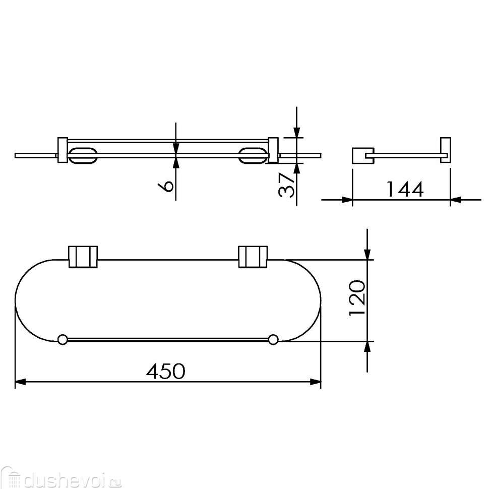 Полка Langberger Lugano 24051g