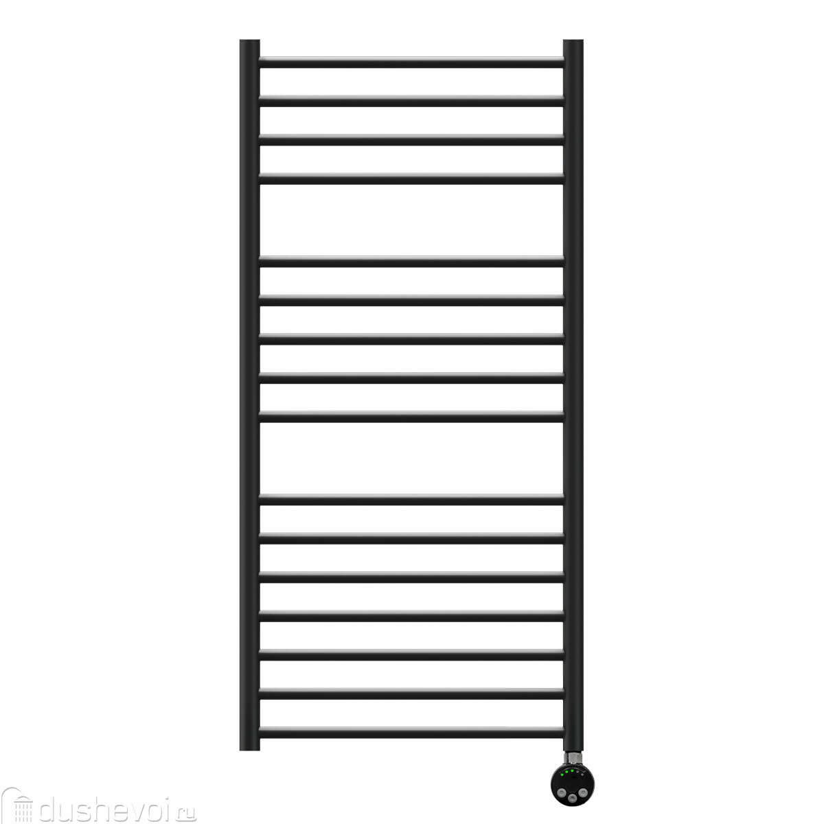 Lemark Полотенцесушитель электрический Lemark Ursus LM72116EBL П16 500x1100, левый/правый, черный — купить в Алматы