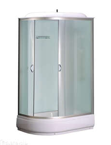 Душевая кабина Loranto 120x80 CS-66120-20 R F стекло матовое, профиль хром