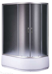 Душевой уголок Loranto Sunway 120x80 CS-827HL (аналог CS-1285) 120*80*195 стекло матовое, профиль хром