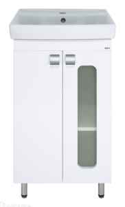 Мебель для ванной комнаты Misty Урал 50 см напольная, белая