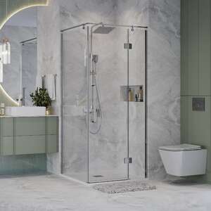 Душевой уголок Niagara Nova 100x100 NG-6632-34 стекло прозрачное, профиль хром, без поддона