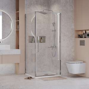 Душевой уголок Niagara Nova 90x100 NG-66-9A-A100-34 стекло прозрачное, профиль хром, без поддона