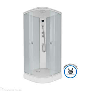 Душевая кабина Niagara Promo 100x100 P100/13/MT поддон низкий, стекло матовое, профиль белый