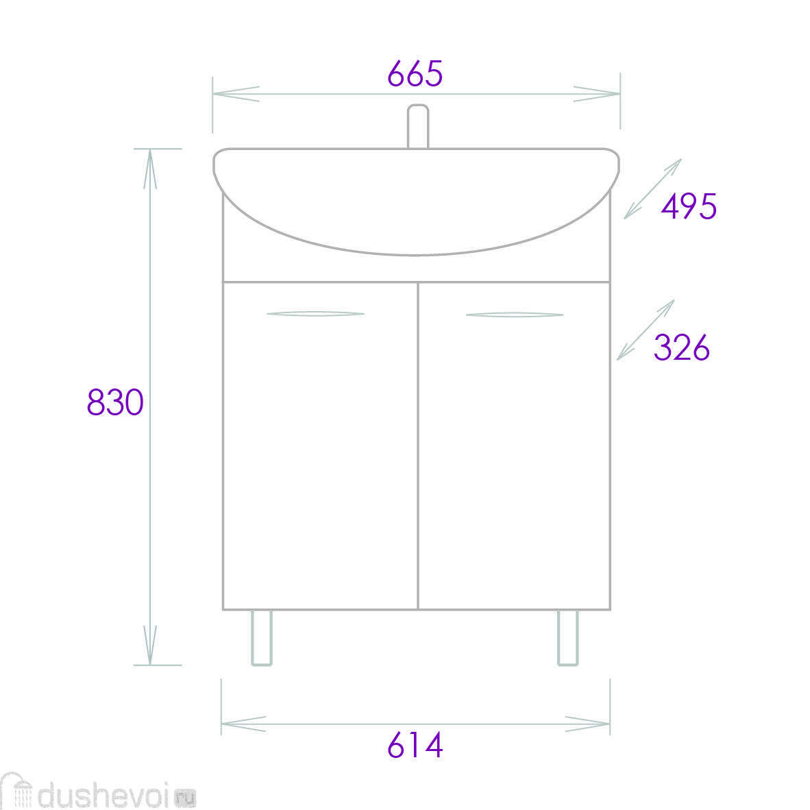 Onika 609001 мебельная раковина 900х450 мм правая
