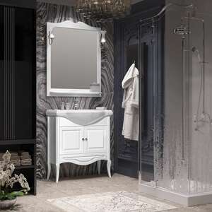 Мебель для ванной комнаты Opadiris Брунелла 80 белый матовый