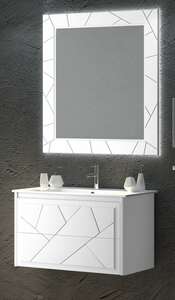 Мебель для ванной комнаты Opadiris Луиджи 90 белый матовый