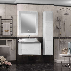 Мебель для ванной комнаты Opadiris Луиджи 90 белый со столешницей