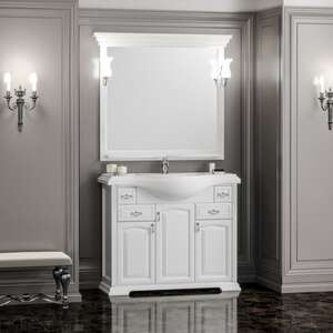Мебель для ванной комнаты Opadiris Риспекто 100 белая матовый