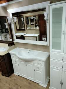 Мебель для ванной комнаты Opadiris Риспекто 120 белая матовый