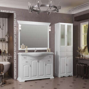 Мебель для ванной комнаты Opadiris Риспекто 120 белая матовый