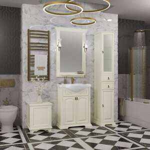 Мебель для ванной комнаты Opadiris Риспекто 65 см слоновая кость
