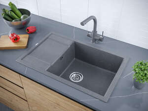 Кухонная мойка из камня Paulmark Verlass PM317850-DG 78 см