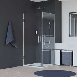 Душевой уголок RGW Hotel 80x70 350604587-011 стекло прозрачное, профиль хром