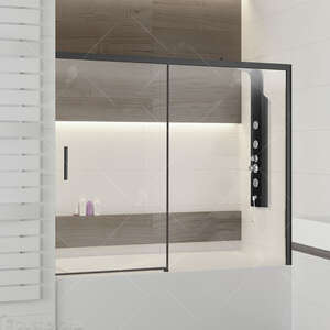 Шторка для ванны RGW Screens SC-45 170 см прозрачное стекло, профиль черный