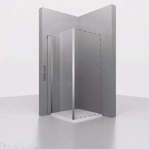 Боковая стенка RGW Z-050-1 70х185 см для душевой двери, профиль хром, стекло прозрачное 6 мм