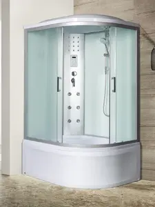 Душевая кабина River Dunay 110/80/44 MT L стекло матовое, профиль хром матовый