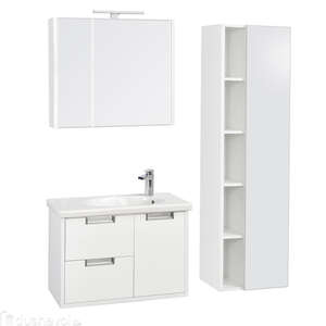 Мебель для ванной комнаты Roca Etna 80 белый глянец, подвесная 7.8573.0.180.6