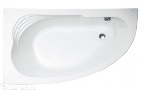 Акриловая ванна Roca Merida 170x100  асимметричная левая белая ZRU9302992