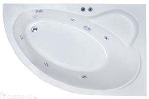 Гидромассажная ванна Royal Bath Alpine Standart 140x95 R