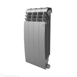 Радиатор биметаллический секционный Royal Thermo BILINER B 500 4 секции, серебристый