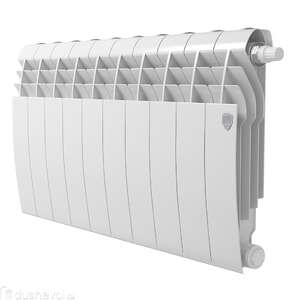 Радиатор биметаллический секционный Royal Thermo BiLiner 350 Bianco Traffico VR80 10 секций, белый