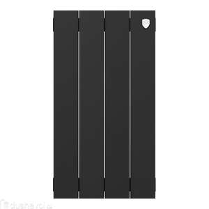 Радиатор биметаллический секционный Royal Thermo PianoForte 500 4 секции, черный