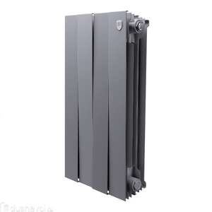 Радиатор биметаллический секционный Royal Thermo PianoForte 500 4 секции, серебристый