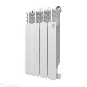 Радиатор биметаллический секционный Royal Thermo Revolution B 500 4 секций, белый