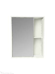Зеркальный шкаф Runo 00-00004681, Эко 52 см 00-00004681 белый