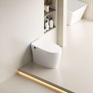 Унитаз электронный с функцией биде SantiLine SL-5035  безободковый, с сиденьем микролифт, белый