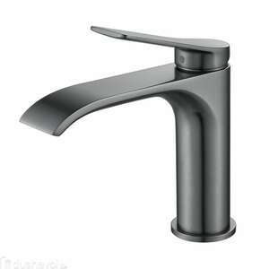 Смеситель для раковины Shevanik S4101T оружейная сталь